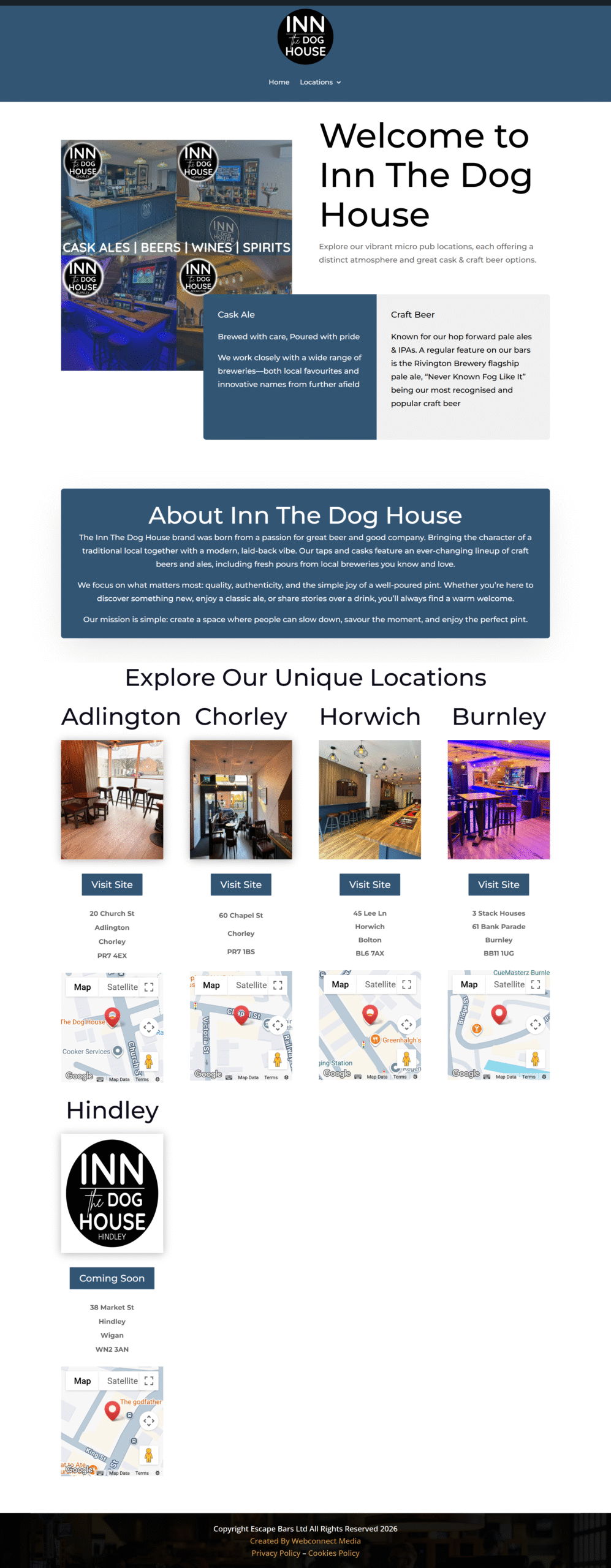 Inn The Dog House website